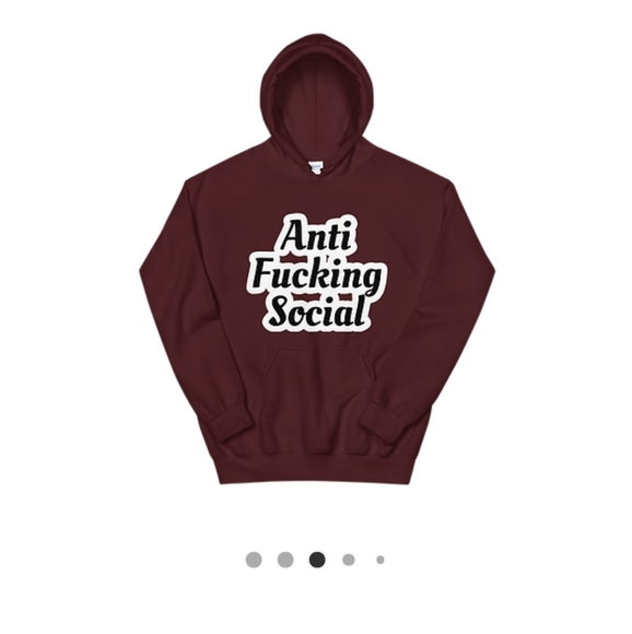 Anti Fucking Social Hoodie - Picture 3 of 8